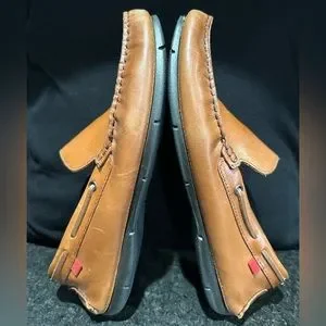 Marc Joseph moccasin style driving shoes, tan, size 8 mens. Amazon.com | Marc Joseph New York Men main image 3